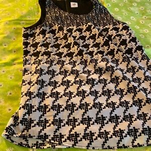 CAbi Black Textured Dress